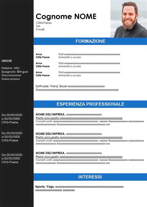 Crea curriculum vitae gratis da scaricare: Crea CV online 